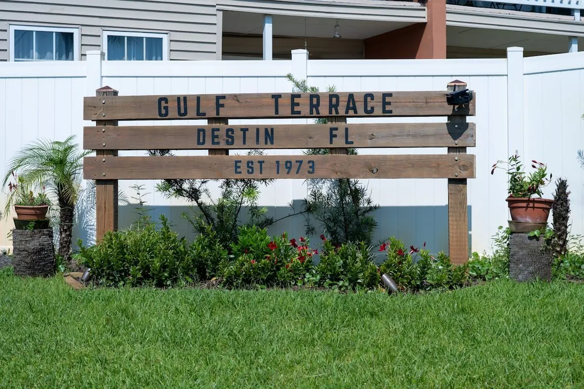 Gulf Terrace entrance
