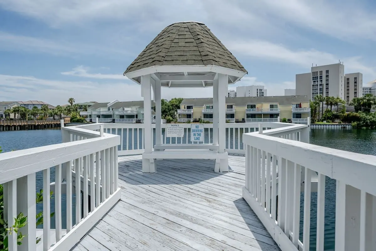Gazebo on the lagoon